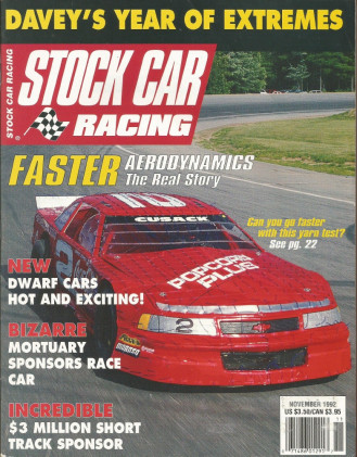 STOCK CAR RACING 1992 NOV - Wimble, Allison, Moore Bros, Rautenberg, Allison
